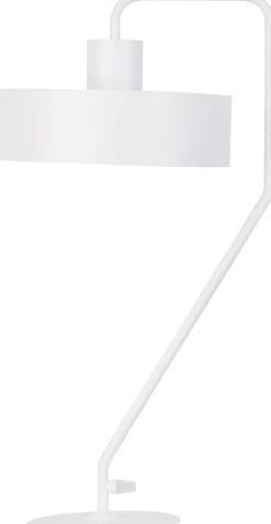 Sigma Große Tischleuchte Weiß Metall Lesen 55 cm E27 stilvoll< Tischlampen|Schlafzimmer Lampen