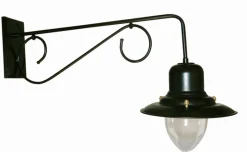 Lido Große Wandlampe mit Schirm Schwarz T:87cm Aluminium< Wandleuchten|Küchenlampen