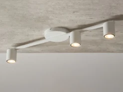 Sigma GU10 Deckenleuchte 3-flammig Metall Weiß 70 cm lang< Deckenleuchten|Flurlampen