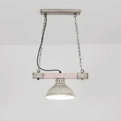 Hängelampen|Esszimmer Lampen*Luminex HAKON Hängeleuchte Shabby Weiß rustikal Vintage