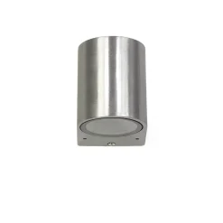 Easylight Halbrunde Außenwandlampe Silber Aluminium AALBORG< Außenwandleuchten|Moderne Lampen