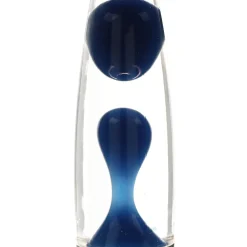Easylight Harmonische Lavalampe Blau Silber rund Ø6cm TIMMY< Retro Lampen|Lavalampen