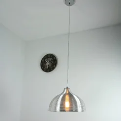 Hängelampen|Esszimmer Lampen*Rabalux Höhenverstellbare Hängelampe Modern in Silber