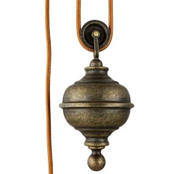 Giovanni Battista Höhenverstellbare Hängeleuchte Rustikal Bronze Antik< Metall Lampen|Messinglampen