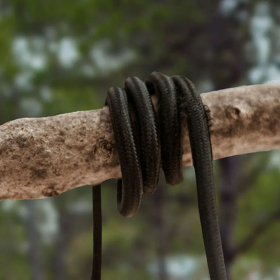 Metall Lampen|Hängeleuchten Außen*Newgarden Hängelampe außen E27 IP54 D: 30 cm Seil Lampenschirm