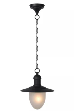 Hängelampe außen Metall Glas Schwarz IP44 Balkon< Industrie Lampen|Vintage Lampen