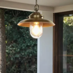 Lido Hängelampe Außenbereich Messing IP54 Maritim< Rustikale Lampen|Metall Lampen