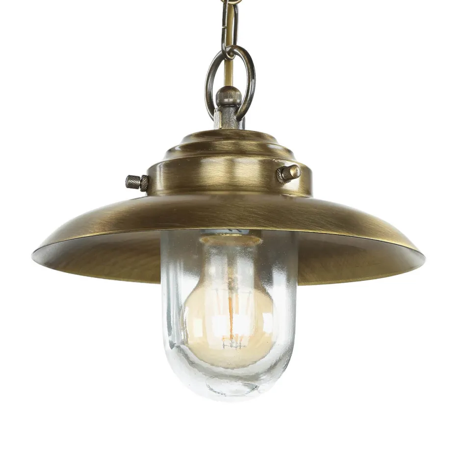 Lido Hängelampe Außenbereich Messing IP54 Maritim< Rustikale Lampen|Metall Lampen