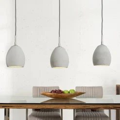 Invicta Interior Hängelampe aus Beton E14 Modern Design besonders< Hängelampen|Esszimmer Lampen