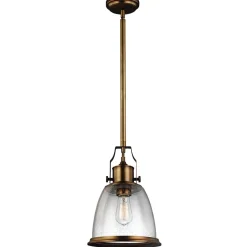 Elstead Hängelampe BABKA Messing Ø24cm verstellbar Leuchte< Hängelampen|Wohnzimmerlampen