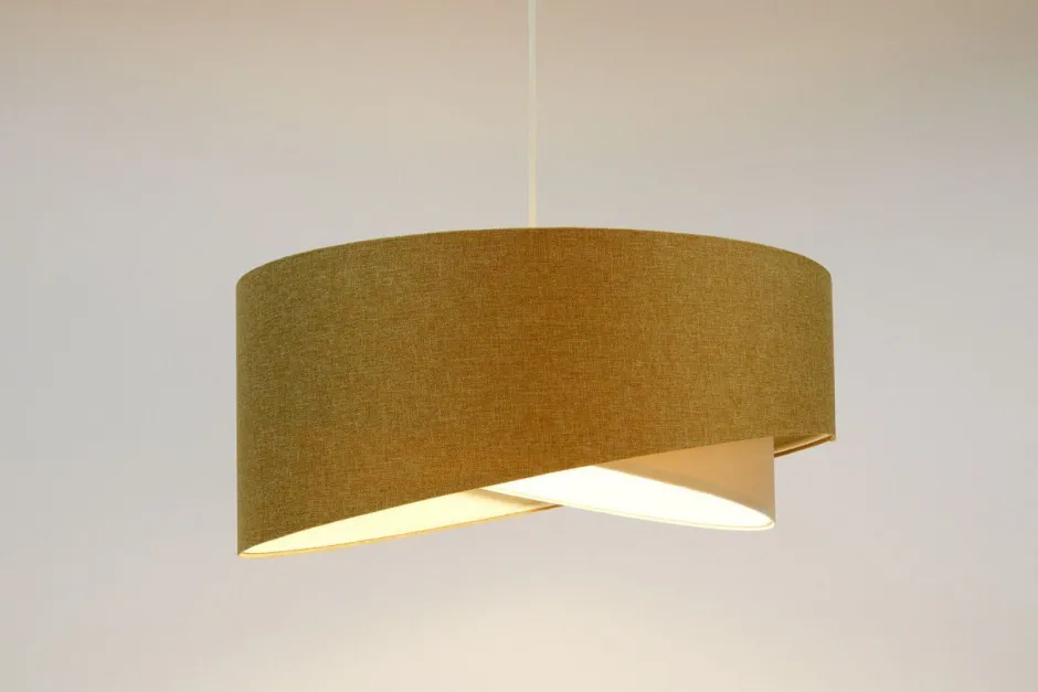 BPS Koncept Hängelampe Beige Creme 45 cm E27 verstellbar Stoffschirm< Hängelampen|Bürolampen