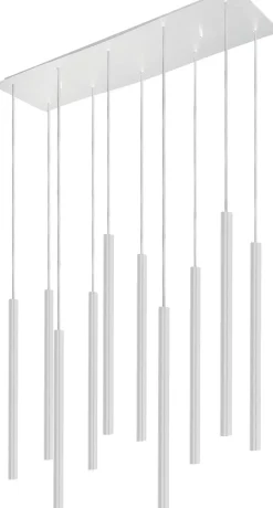 Moderne Lampen|Designerlampen*Nowodvorski Hängelampe CULT Weiß 10-flmg Wohnzimmer Lampe