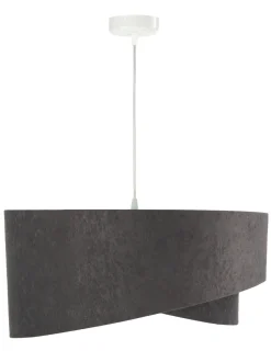 Hängelampen|Esszimmer Lampen*BPS Koncept Hängelampe Dunkelgrau Mint rund Ø50cm Esstisch