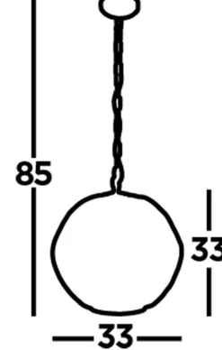 Searchlight Hängelampe E27 Ø 31,5 cm in Schwarz Gold Metall HOWARD< Hängelampen|Esszimmer Lampen