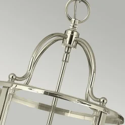 Jugendstil Lampen|Glaslampen*Elstead Hängelampe E14 Glas Metall Ø30cm Jugendstil AVELINE