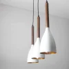 Luminex Hängelampe E27 Retro Design Metall Holz 3-flammig E27< Hängelampen|Esszimmer Lampen