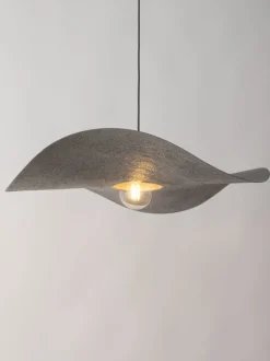 Hängelampen|Moderne Lampen*Sigma Hängelampe E27 Silber Grau Modern Esstisch MUNYA