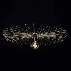 Nowodvorski Hängelampe ELLA Gold Echt-Messing Wohnzimmer Lampe< Hängelampen|Esszimmer Lampen