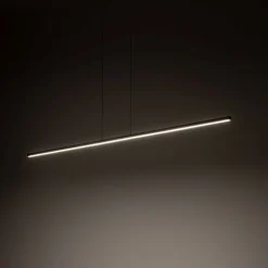 Metall Lampen|Esszimmer Lampen*Nowodvorski Hängelampe Esstisch LED Schwarz B: 180 cm lang