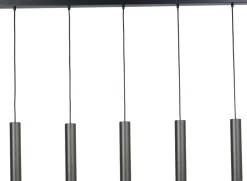 Masterlight Hängelampe Esstisch Schwarz Metall höhenverstellbar< Hängelampen|Wohnzimmerlampen