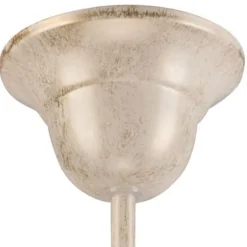 Hängelampen|Esszimmer Lampen*Lamkur Hängelampe Esstisch Shabby Weiß Metall 3-flammig