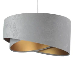 BPS Koncept Hängelampe Esstischleuchte Grau Gold Wohnzimmer< Hängelampen|Esszimmer Lampen