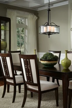 Vintage Lampen|Glaslampen*Elstead Hängelampe Esszimmer Glas Metall Vintage Landhaus