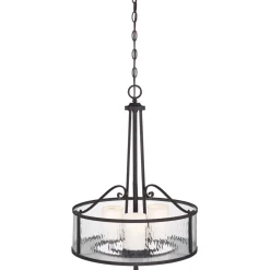 Vintage Lampen|Glaslampen*Elstead Hängelampe Esszimmer Glas Metall Vintage Landhaus