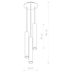 Easylight Hängelampe EYE Messing3-flmg Wohnzimmer Leuchte< Hängelampen|Esszimmer Lampen