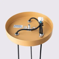 Sollux Hängelampe 3-flammig GU10 Aluminium B: 19,5 cm in Gold< Hängelampen|Bürolampen