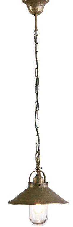 Außenleuchten Antik|Außenleuchten Messing*Giovanni Battista Hängelampe für Außen aus Messing in Bronze Antik