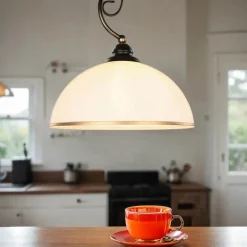 Hängelampen|Esszimmer Lampen*Jupiter Hängelampe Glas Ø30cm Pendelleuchte Esstisch 1xE27