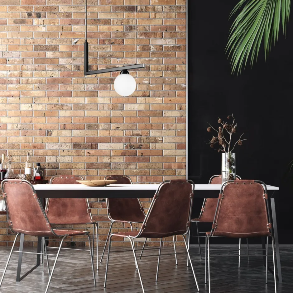 Küchenlampen|Kugellampen*Lamkur Hängelampe Glas Metall B: 48 cm Schwarz Weiß Kugelschirm