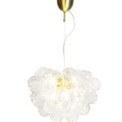 Hängelampen|Wohnzimmerlampen*By Rydéns Hängelampe Glas Metall B: 50 cm H: max. 120 cm in Gold