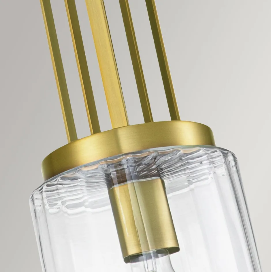 Elstead Hängelampe Glas Metall E27 17,8 cm breit Art Déco< Hängelampen|Bürolampen