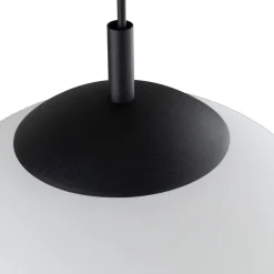 TK Lighting Hängelampe Glas Metall E27 Ø 30 cm rund Kugelschirm< Hängelampen|Esszimmer Lampen