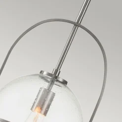 Elstead Hängelampe Glas Metall E27 D: 28,9 cm rund Vintage< Hängelampen|Bürolampen