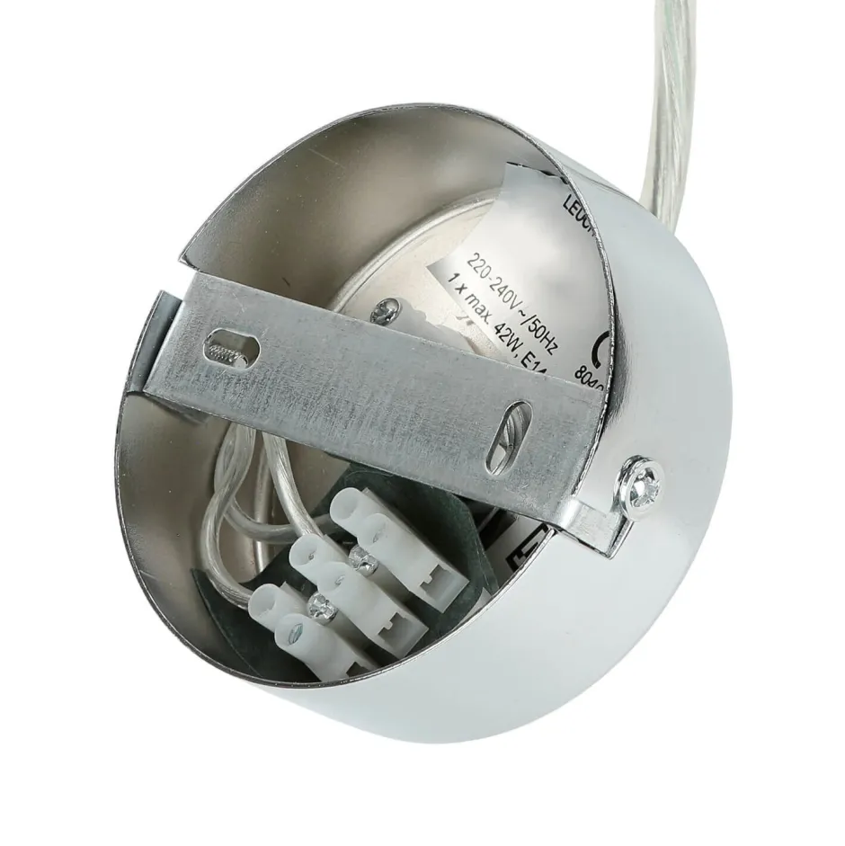 Hängelampen|Esszimmer Lampen*WOFI Hängelampe Glas Metall Glühbirnen-Design dekorativ E14