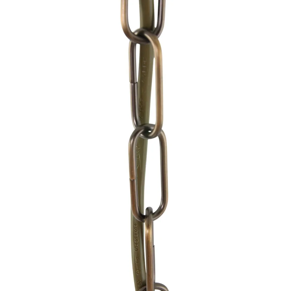 Steinhauer Hängelampe Glas Metall in Bronze B:23 cm E14 elegant< Hängelampen|Bürolampen