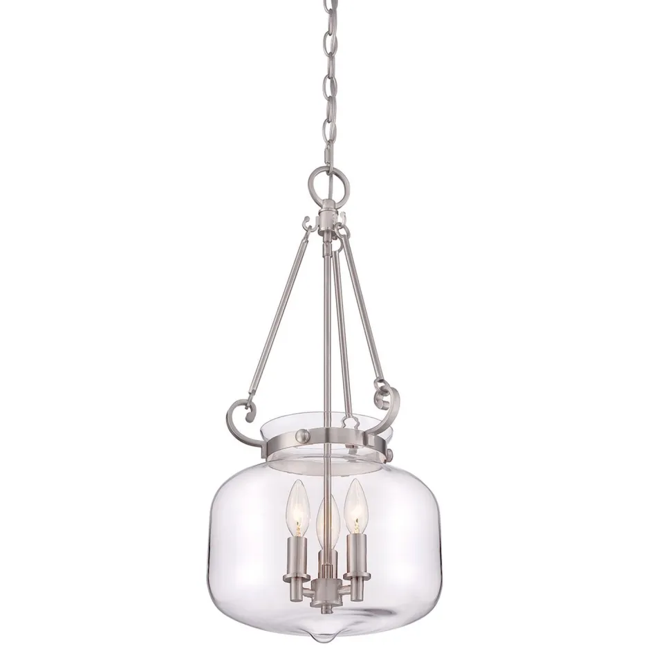 Elstead Hängelampe Glas Metall Jugendstil LISIDIA< Jugendstil Lampen|Glaslampen