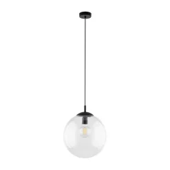 Hängelampen|Esszimmer Lampen*TK Lighting Hängelampe Glas rund Ø 35 cm H: max. 175 cm E27 Kugel Schirm