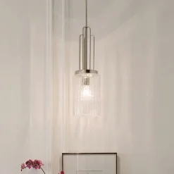 Elstead Hängelampe Glasschirm Ø 17,8 cm H: max. 176,5 cm Art Déco< Hängelampen|Bürolampen