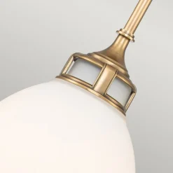 Elstead Hängelampe Glasschirm D: 32,4 cm rund H: max. 110 cm< Bürolampen|Wohnzimmerlampen