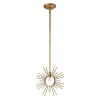 Elstead Hängelampe Gold B: 30,5 cm H: max. 127 cm Metall Kristall< Wohnzimmerlampen|Esszimmer Lampen