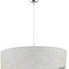 Duolla Hängelampe Grau Ø45cm Stoff rund Modern Design< Hängelampen|Moderne Lampen