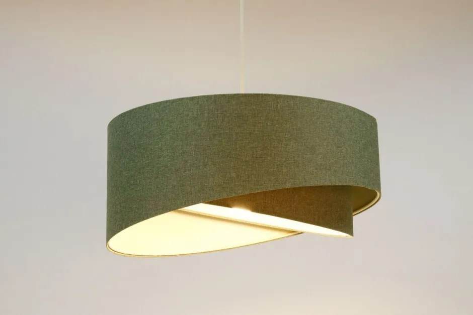 BPS Koncept Hängelampe Grau E27 rund Ø 60 cm Stoff Modern verstellbar< Hängelampen|Bürolampen