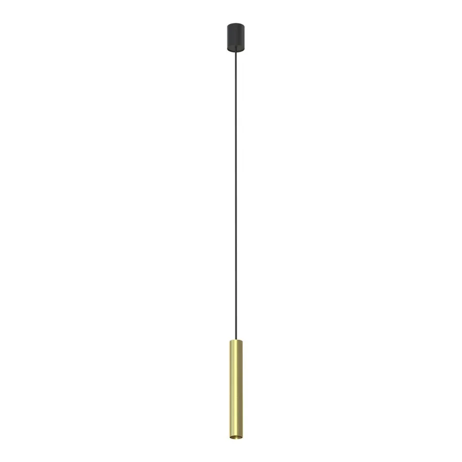 Nowodvorski Hängelampe GU10 R35 Ø 4 cm in Schwarz Messing verstellbar< Hängelampen|Schlafzimmer Lampen