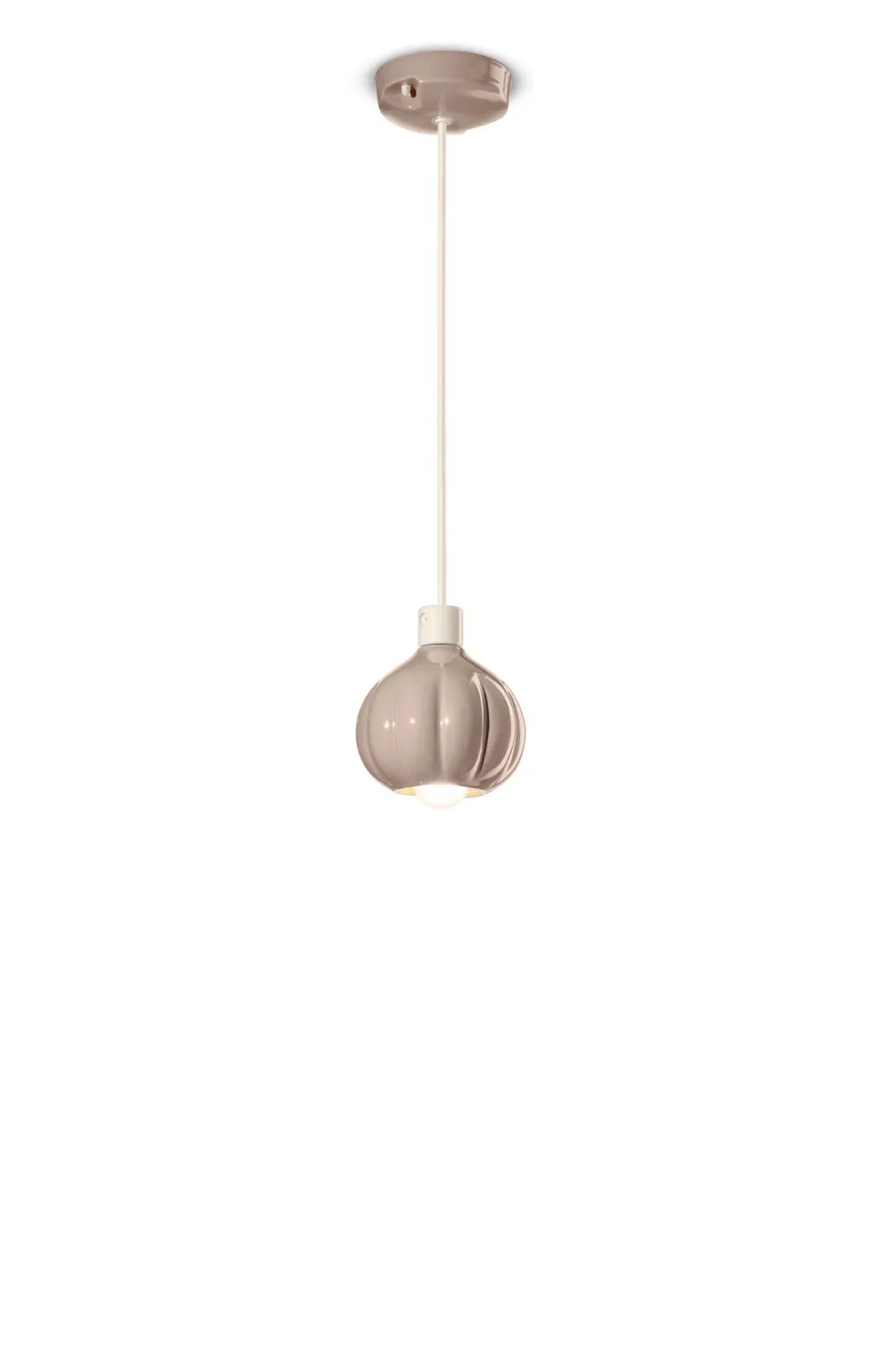 Wohnzimmerlampen|Keramiklampen*Ferroluce Hängelampe Handarbeit Keramik D: 13 cm rund H: max. 134 cm