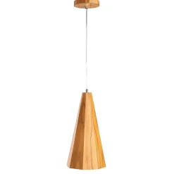Elstead Hängelampe Holz Furnier Teak B: 20 cm E27 Modern< Hängelampen|Bürolampen