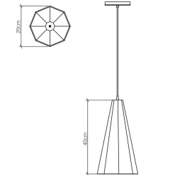 Elstead Hängelampe Holz Furnier Teak B: 20 cm E27 Modern< Hängelampen|Bürolampen